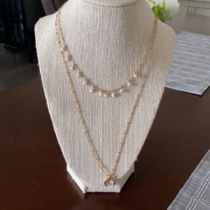 Crescent Freshwater Pearl Necklace